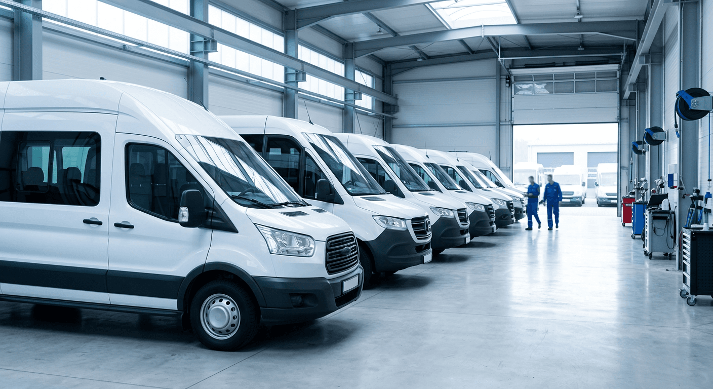 Flota de vehículos de transporte público